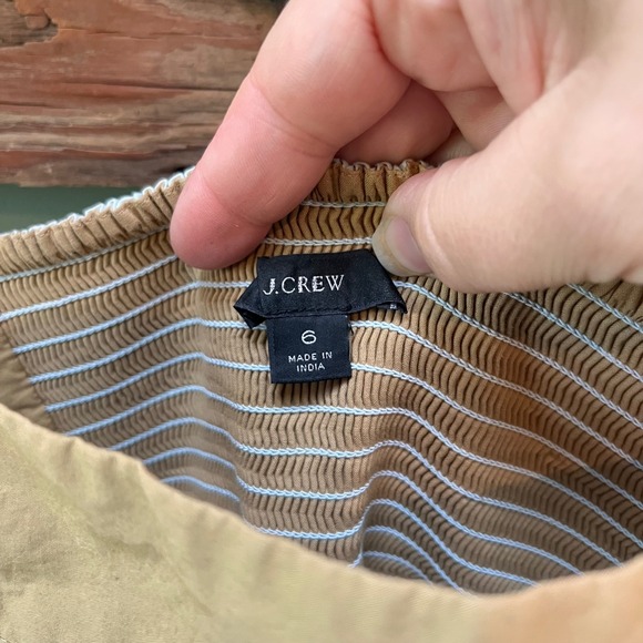 J. Crew Maxi Dress Size 6 Sleeveless Colorblock Tiered Casual Party - Picture 4 of 7